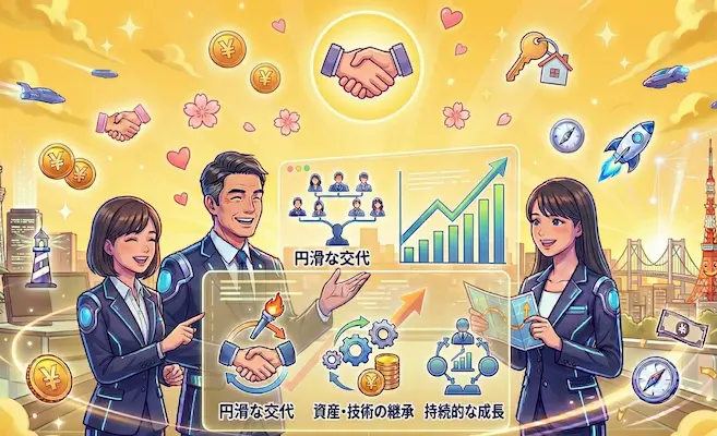 事業承継を丁寧にサポートします